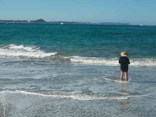 fishing at peacfull bay